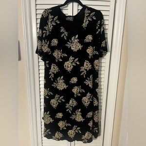 Vintage More Jazz A Chorus Line Company Midi Floral Dress